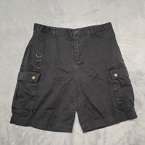 Lauren Ralph Lauren Shorts Womens 6P Black Cargo Utility Gorpcore Outdoor Casual